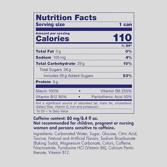 Red Bull Energy Drink with 80mg Caffeine plus Taurine & B Vitamins, 8.4 Fl Oz, 6 Packs of 4 Cans (Pack of 24)