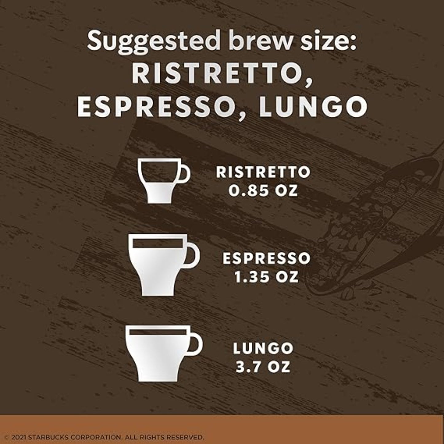 Starbucks by Nespresso Original Line Variety Pack Coffee, 50-count Espresso Pods